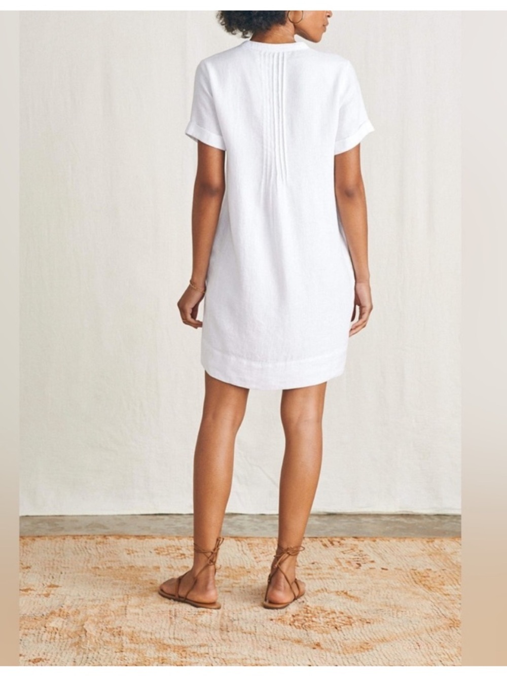 Faherty 100% Linen Gemina Dress Size Small - Picture 2 of 11
